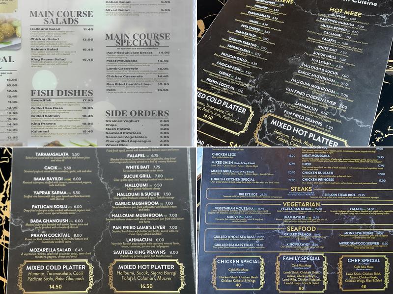 Turkish Kitchen Hatfield & Jimmy’s Brunch Menu