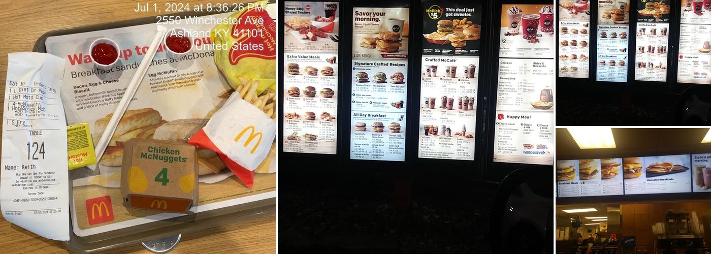 McDonald's Menu