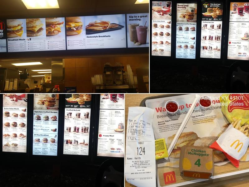 McDonald's Menu
