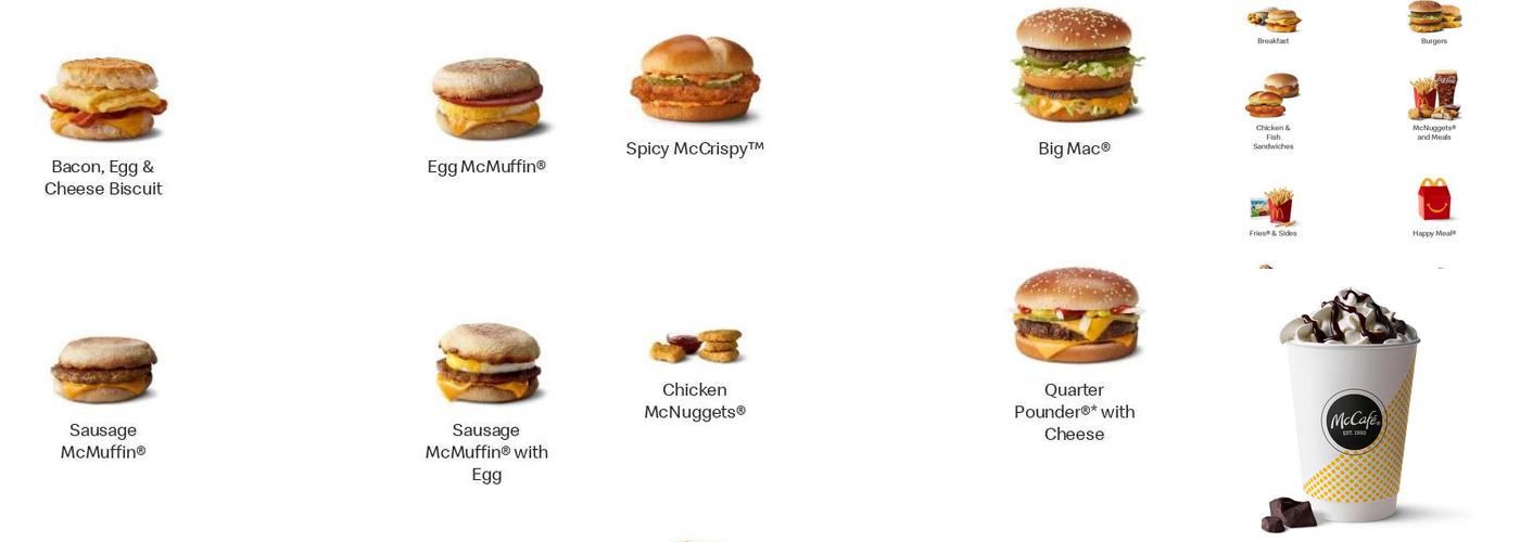 McDonald's Menu