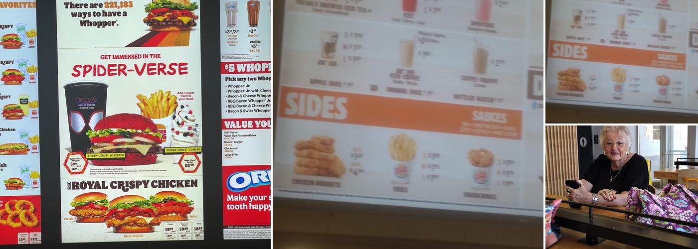 Burger King Menu