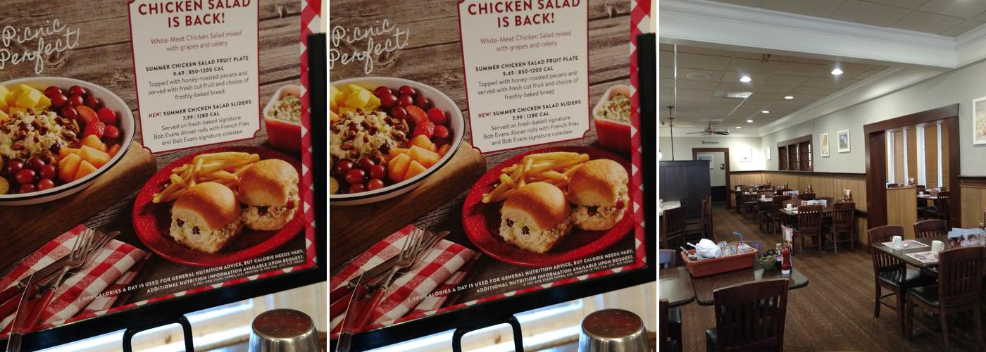Bob Evans Menu