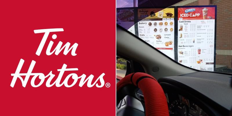 Tim Hortons Menu