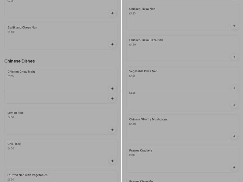 Hatfield Tandoori Menu