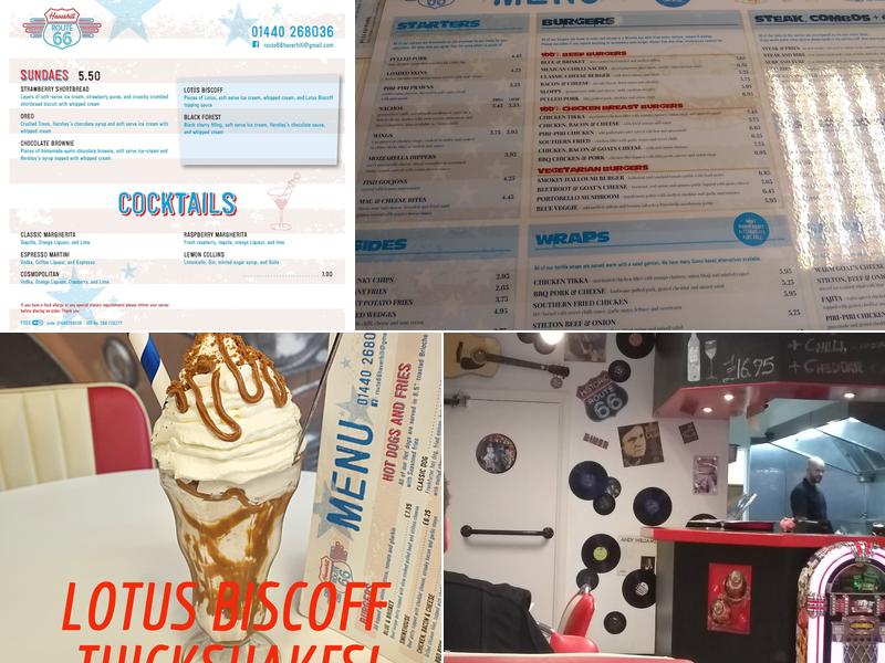 Route 66 Menu