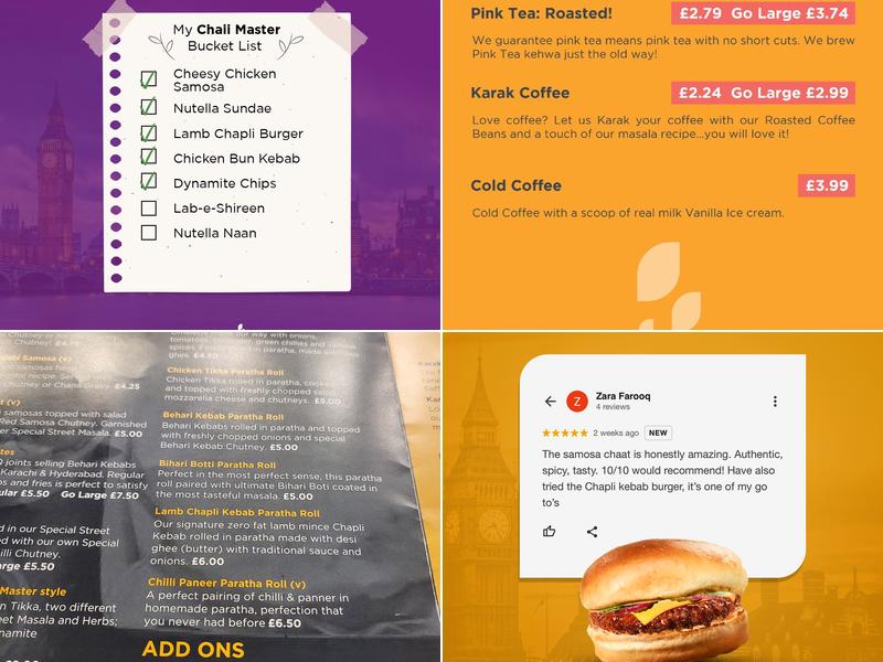 Chaii Master® Hayes Menu