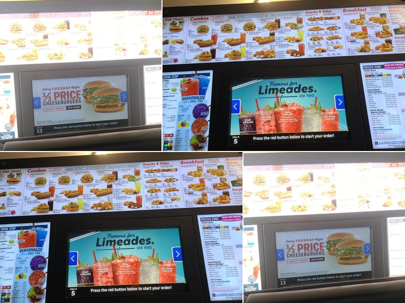 Sonic Drive-In Menu