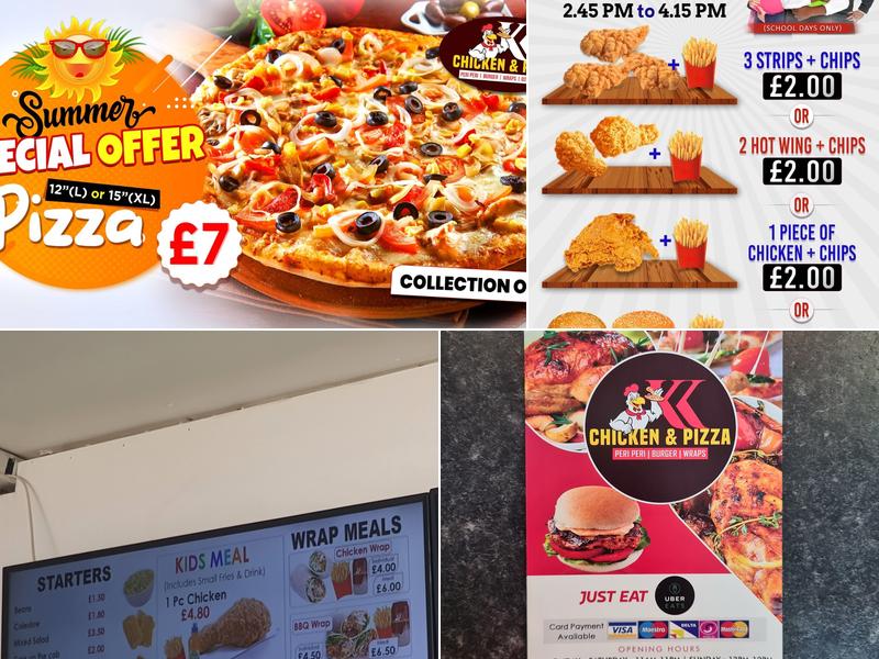 kk chicken & pizza Menu