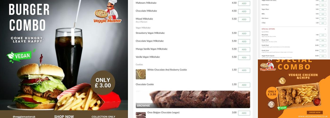 VEGGIE MASTER HAYES Menu