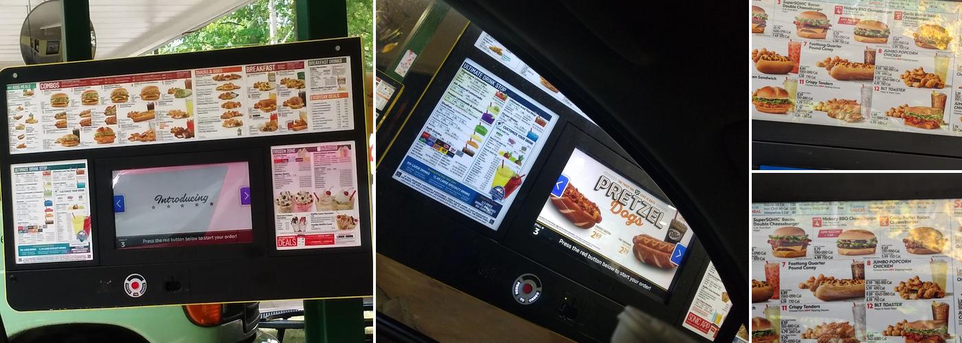 Sonic Drive-In Menu