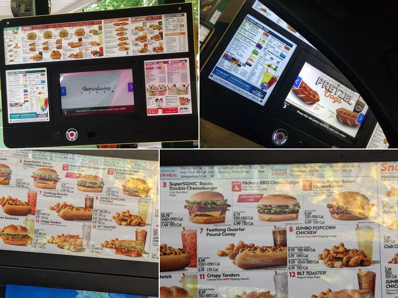 Sonic Drive-In Menu