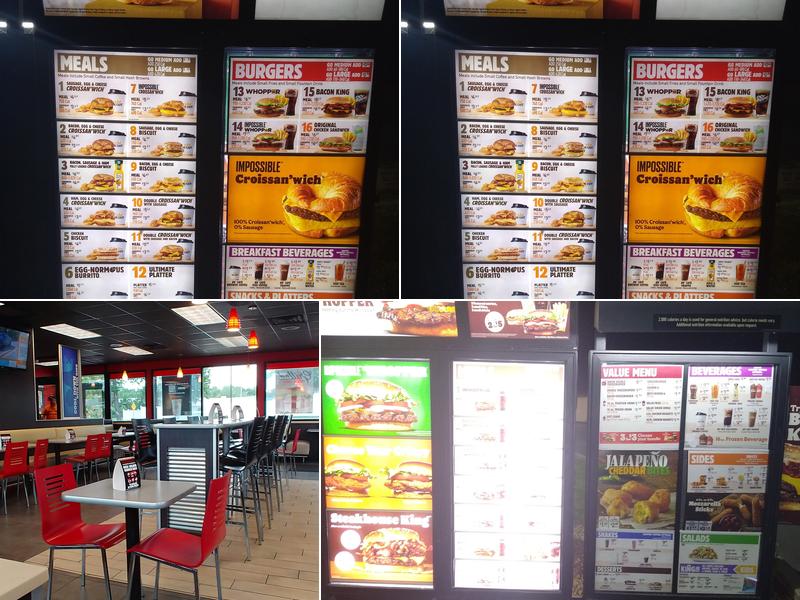 Burger King Menu