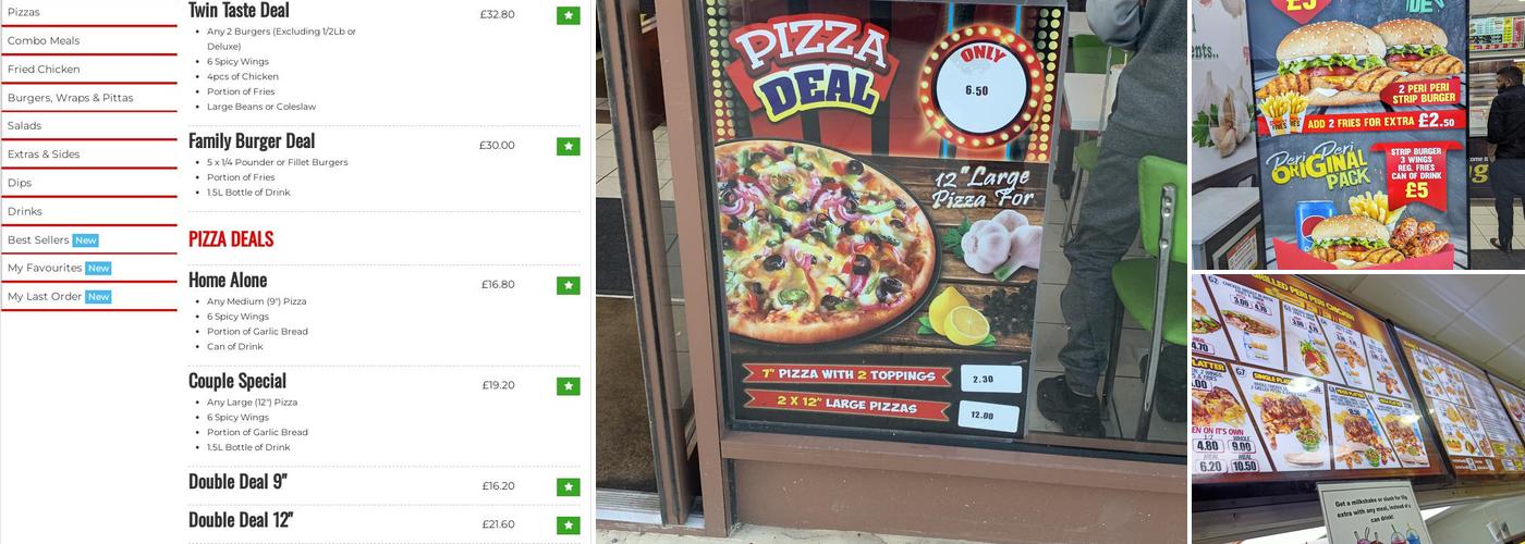 King's Peri Peri Menu