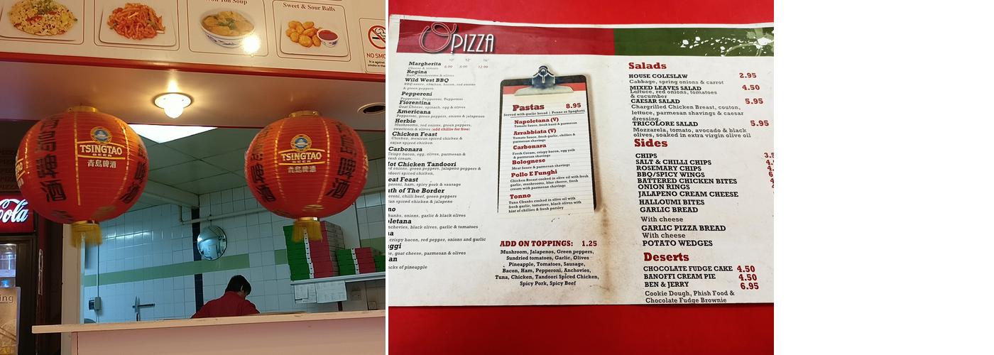 Yum Sing Chinese Takeaway Menu
