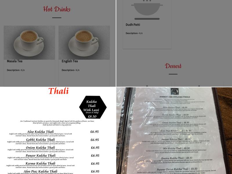 Kulcha Express Hayes Menu