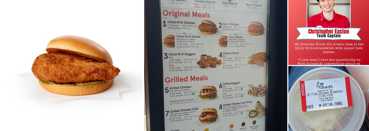 Chick-fil-A Menu