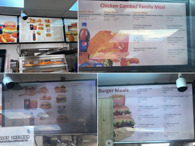 Dawley Chicken Menu