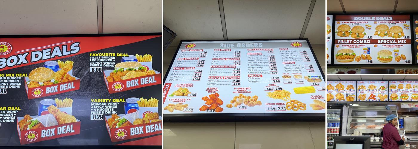 Royal Chicken Hayes Menu