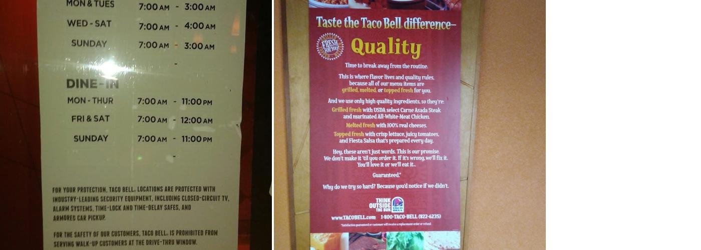 Taco Bell Menu