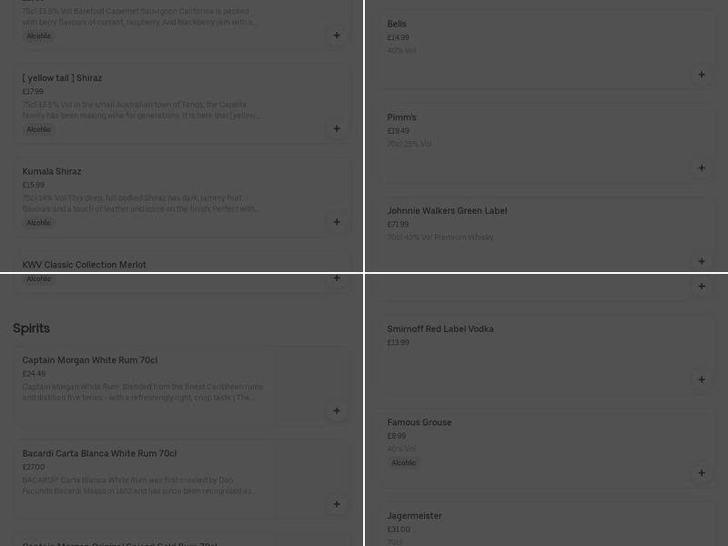 Hattons Fish Bar Menu