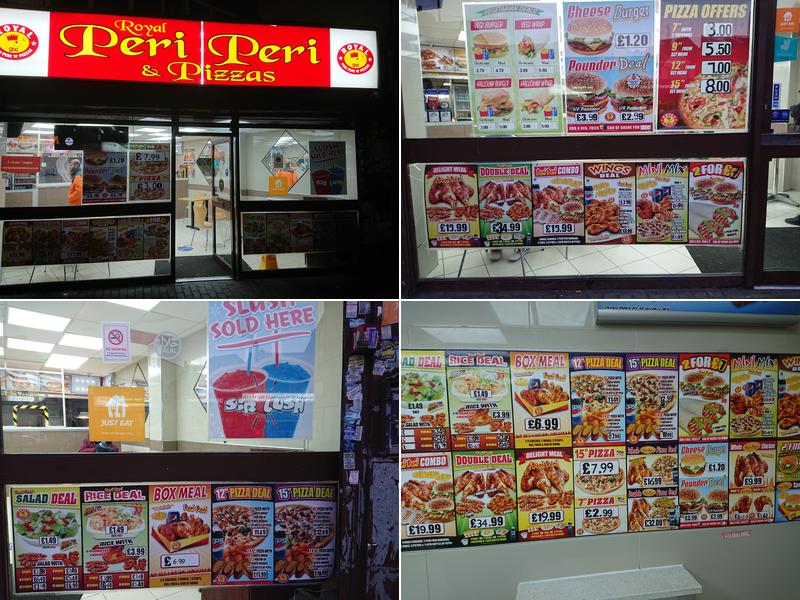 Royal Peri Peri & Pizzas Menu