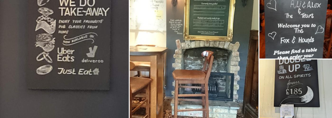 The Fox And Hounds Menu