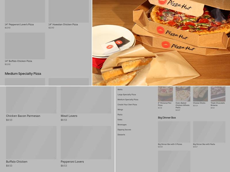 Pizza Hut Menu