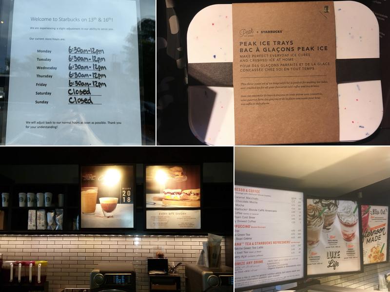 Starbucks Menu