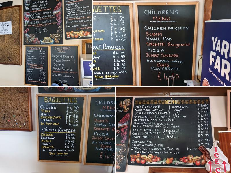 Silver Sands Heacham Menu