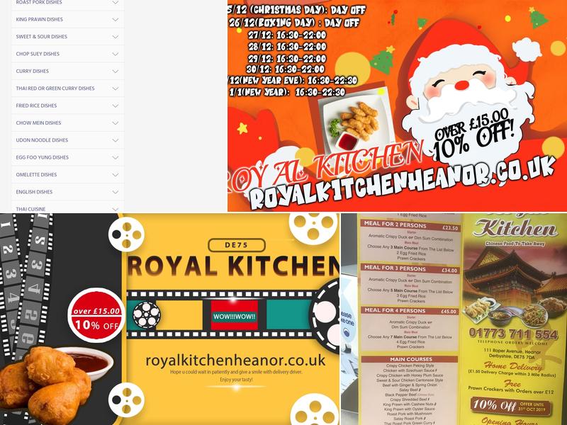 ROYAL KITCHEN Menu