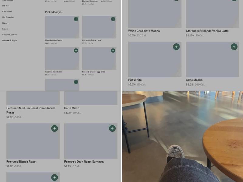 Starbucks Menu