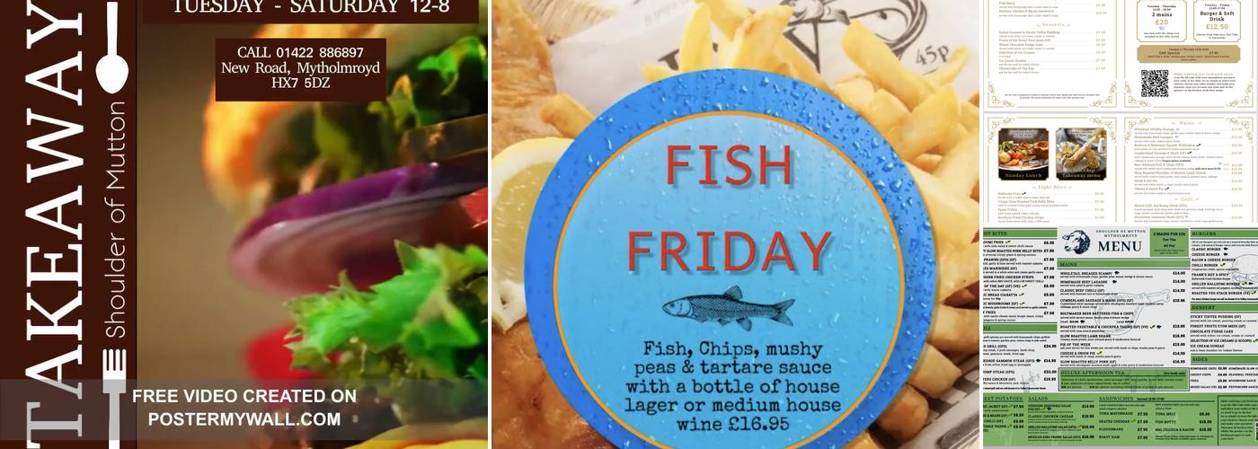 Shoulder Of Mutton Inn Menu