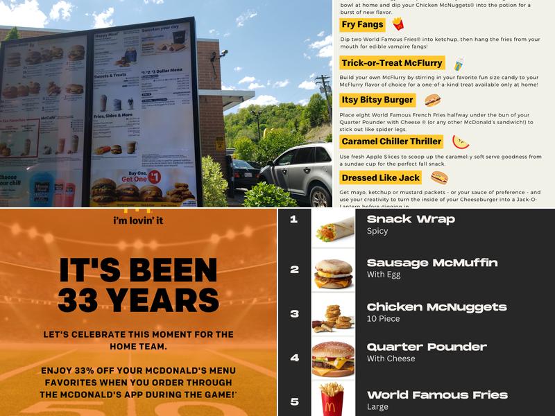 McDonald's Menu