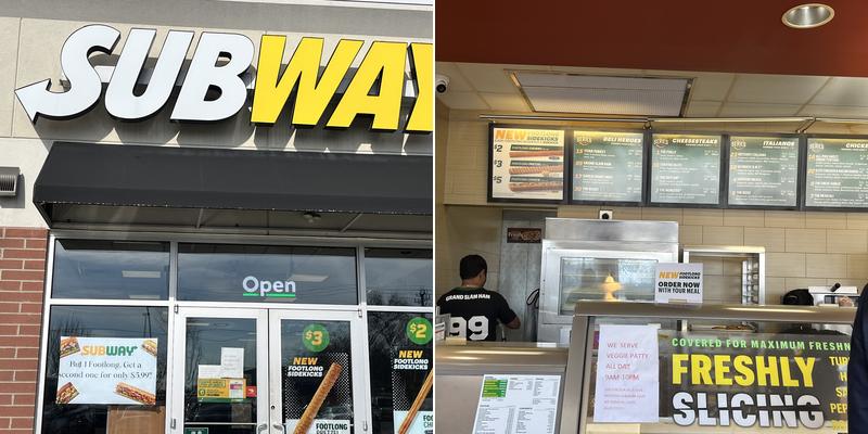 Subway Menu