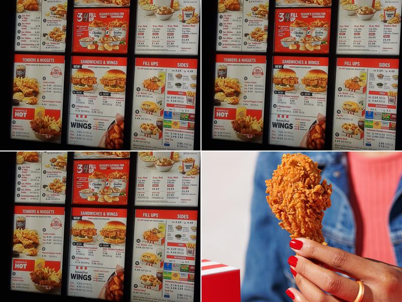 KFC Menu