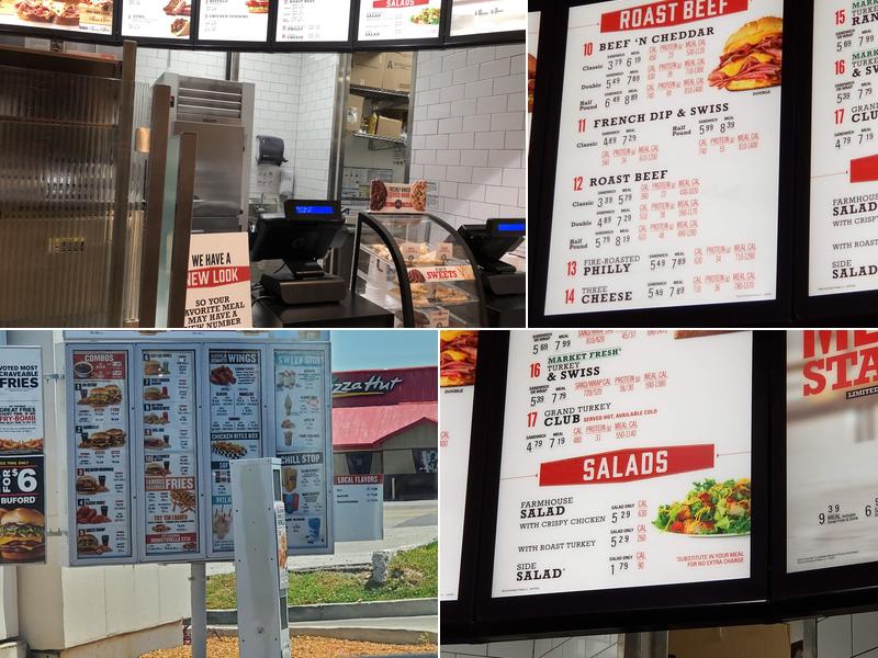 Arby's Menu