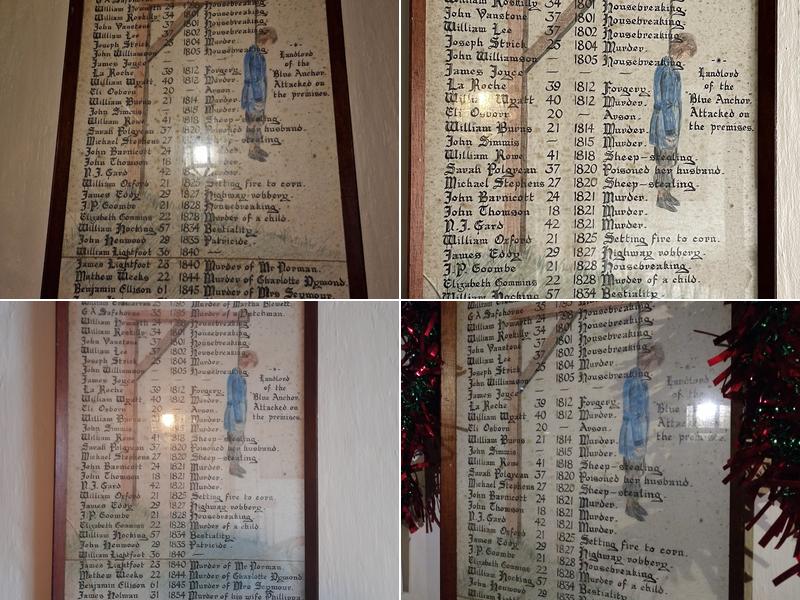 The Blue Anchor Inn Menu