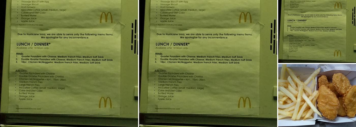 McDonald's Menu
