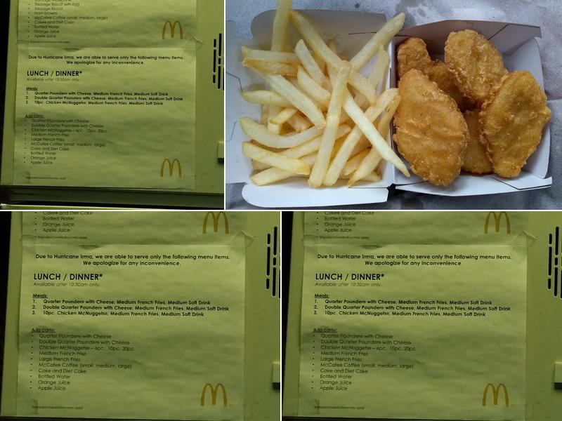 McDonald's Menu