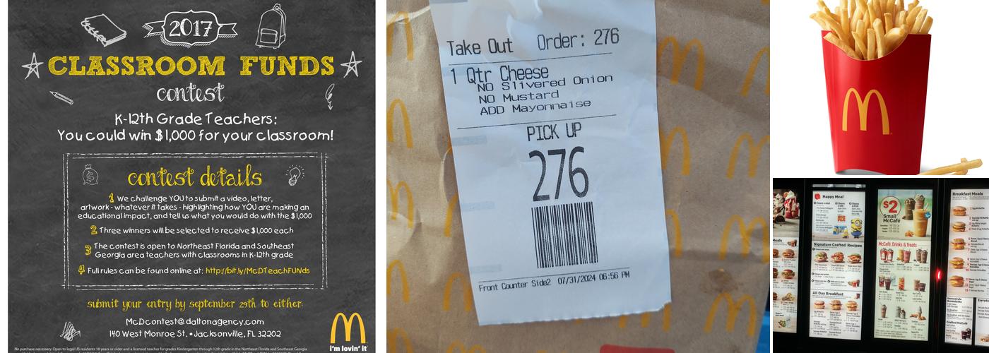 McDonald's Menu