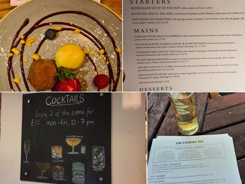 Fishery Inn Boxmoor Menu