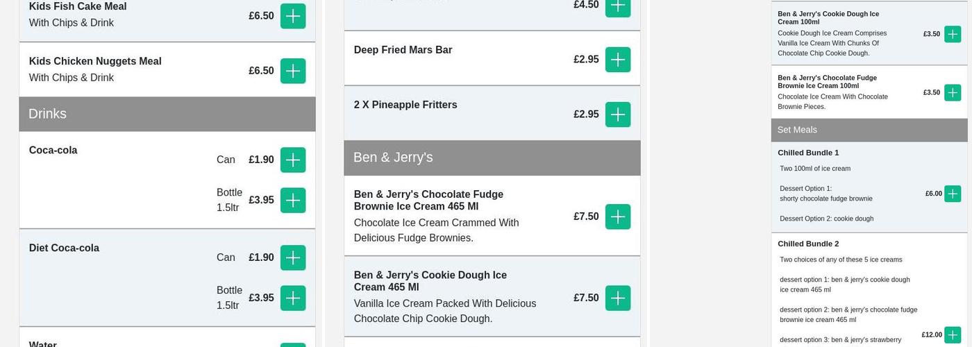 Fish & Chips (lawn lane fish & chips) Menu