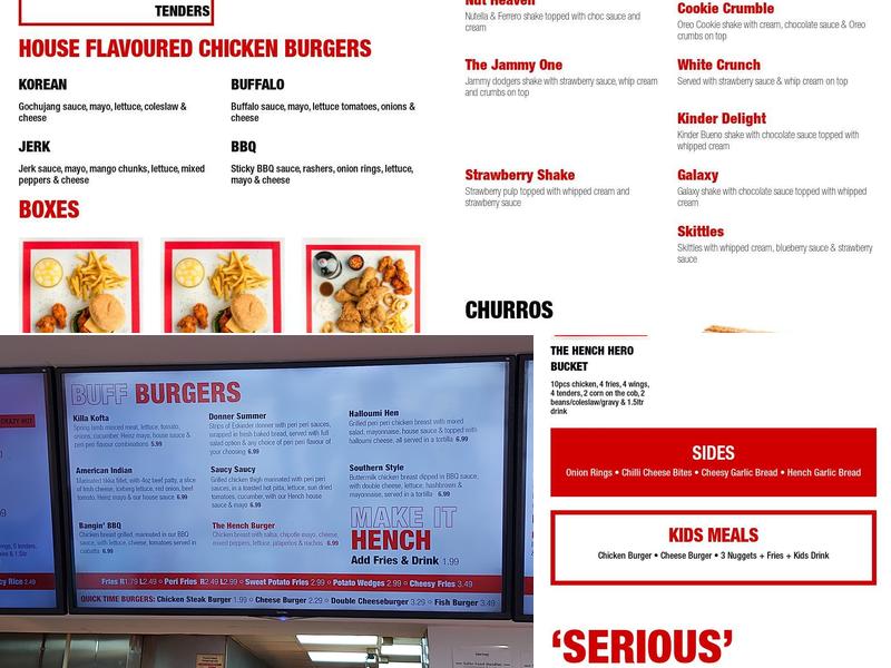 Hench Menu
