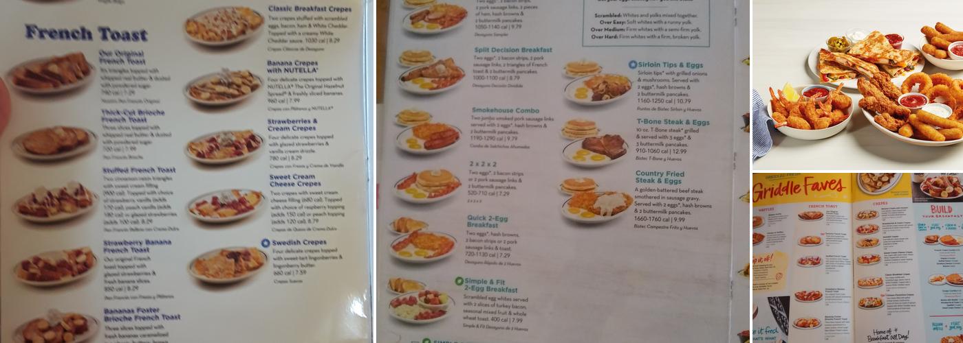 IHOP Menu