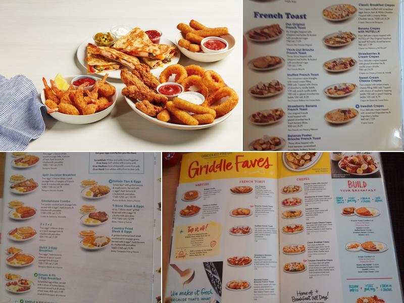 IHOP Menu