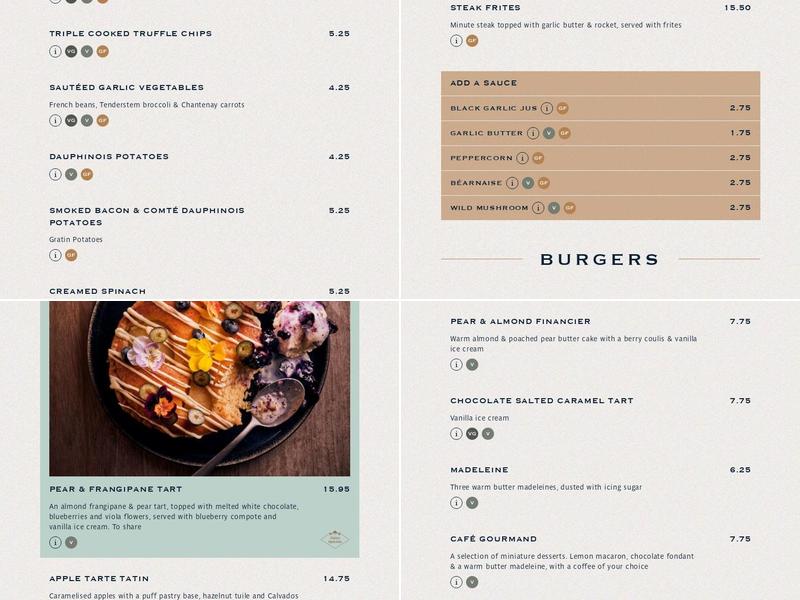 Côte Henley-on-Thames Menu