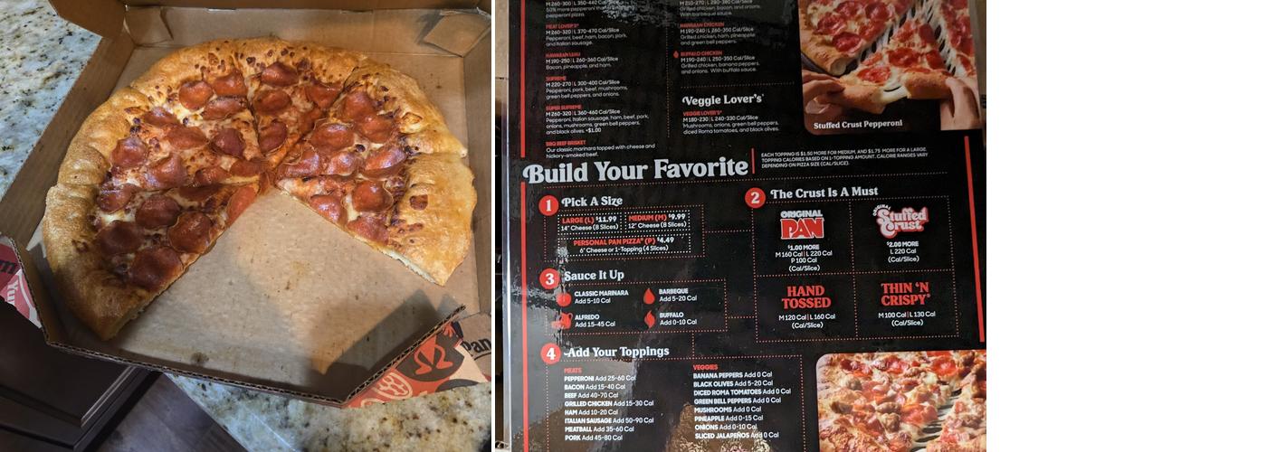 Pizza Hut Menu