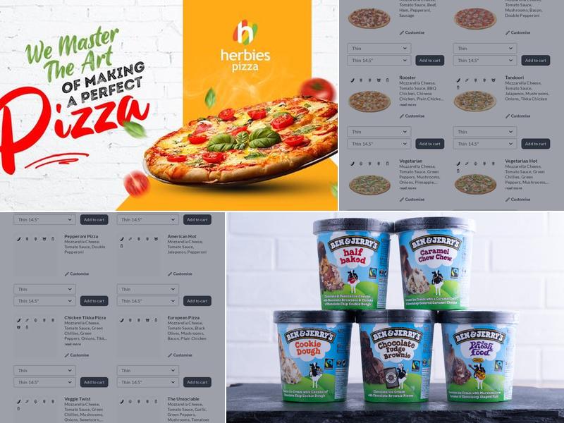 Herbies Pizza Henley Menu