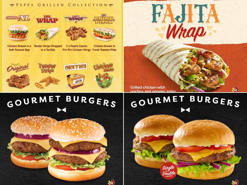 Pepe's Piri Piri Menu