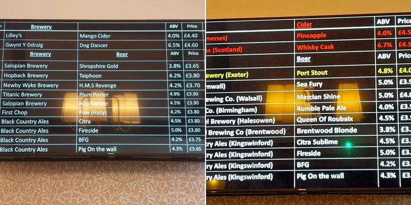 The Orange Tree Hereford Menu